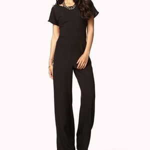 Black Wide leg jumpsuit